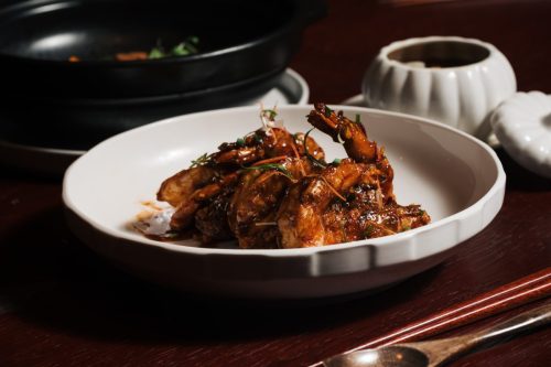 干烧炬明虾Baked Prawns in Chef's Special Sauce